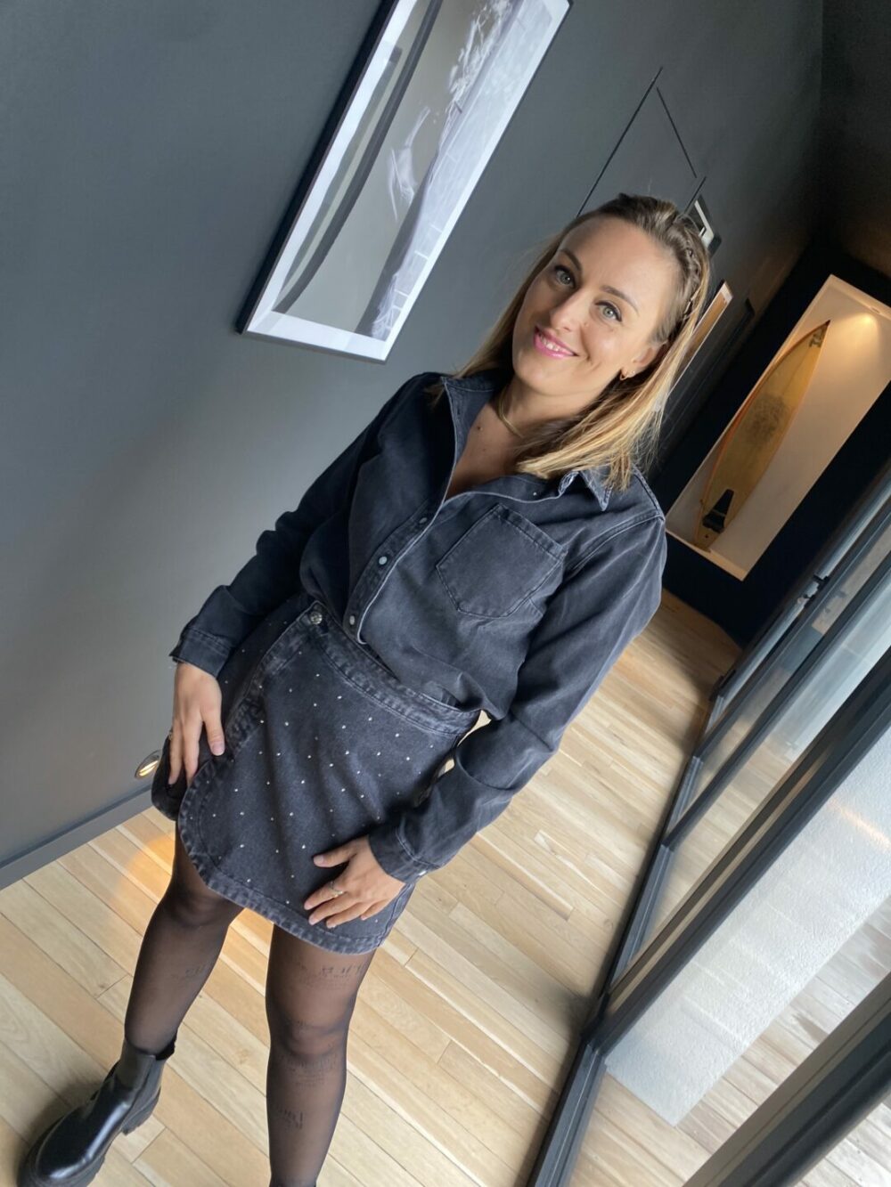 Chemise EMIE grise clair – Image 3